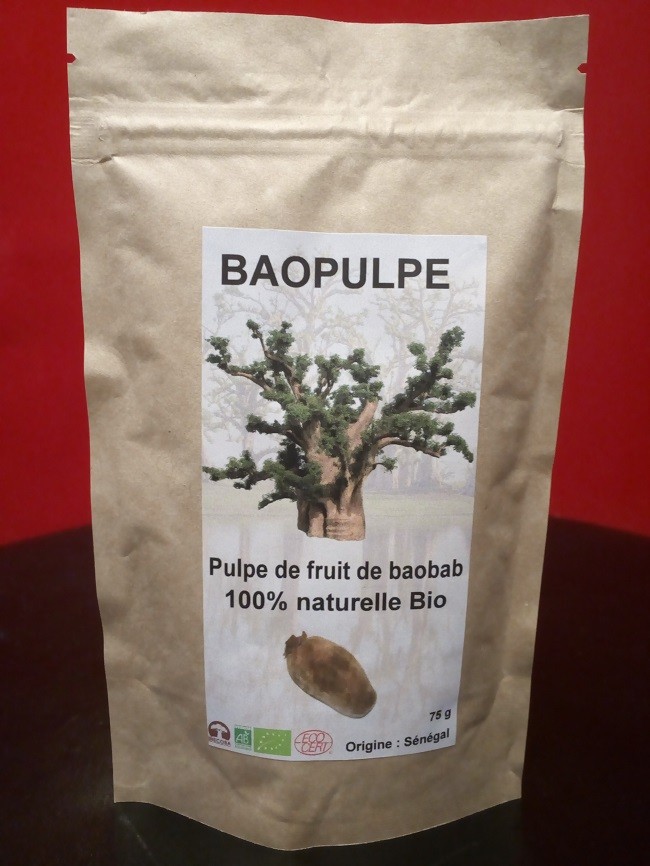 Pulpe Bio fruit de baobab
